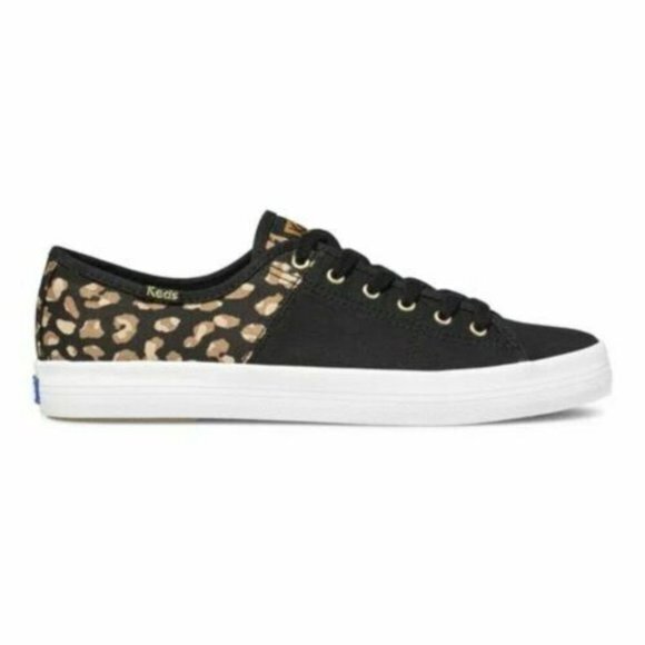 Keds‎ Leopard Kickstart 50/50 Canvas Lace Sneakers Dream Foam Womens Size 7.5 M - Picture 2 of 11